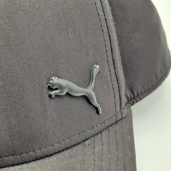 Black Puma Trucker / Baseball Hat Cap Size S - Picture 2 of 7